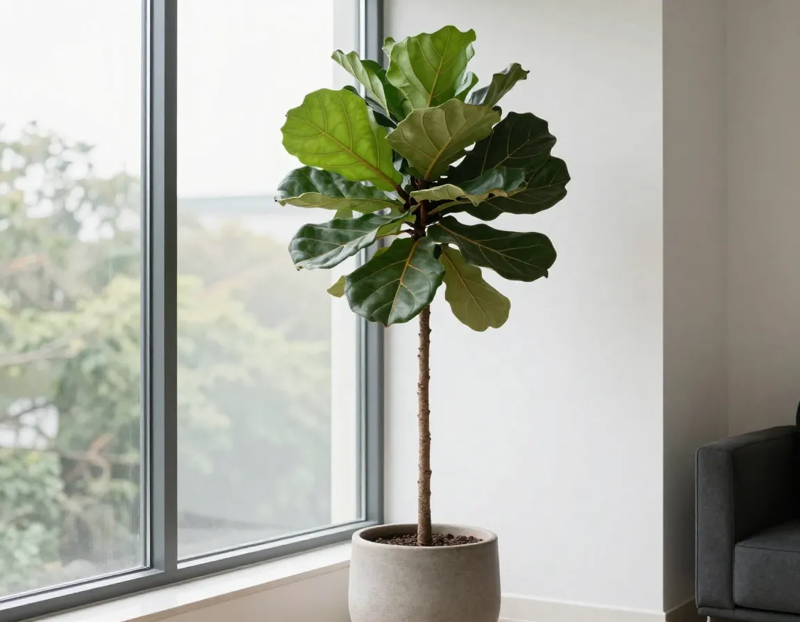 Fiddle Leaf Fig elegant indoor tree